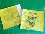 Printable Halloween Spell & Potions Book Covers