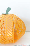 Textured Pumpkin Lantern Cut Files