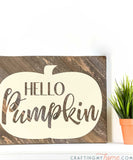 Hello Pumpkin SVG