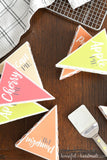 Decorative leftover pie boxes for all the classic Thanksgiving pies: pecan, pumpkin, cherry and apple.