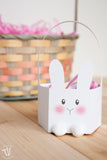 Bunny Easter Basket Cut File