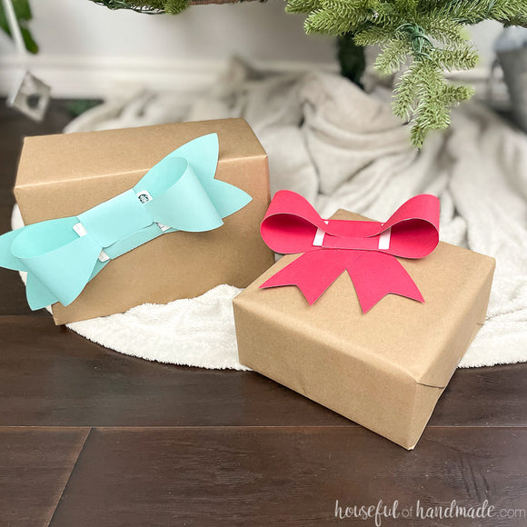 Bow Shaped Gift Card Holder Cut Files