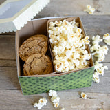This large cookie gift box is perfect for delivering your favorite Christmas cookies or treats. See how easy it is to make at Housefulofhandmade.com.